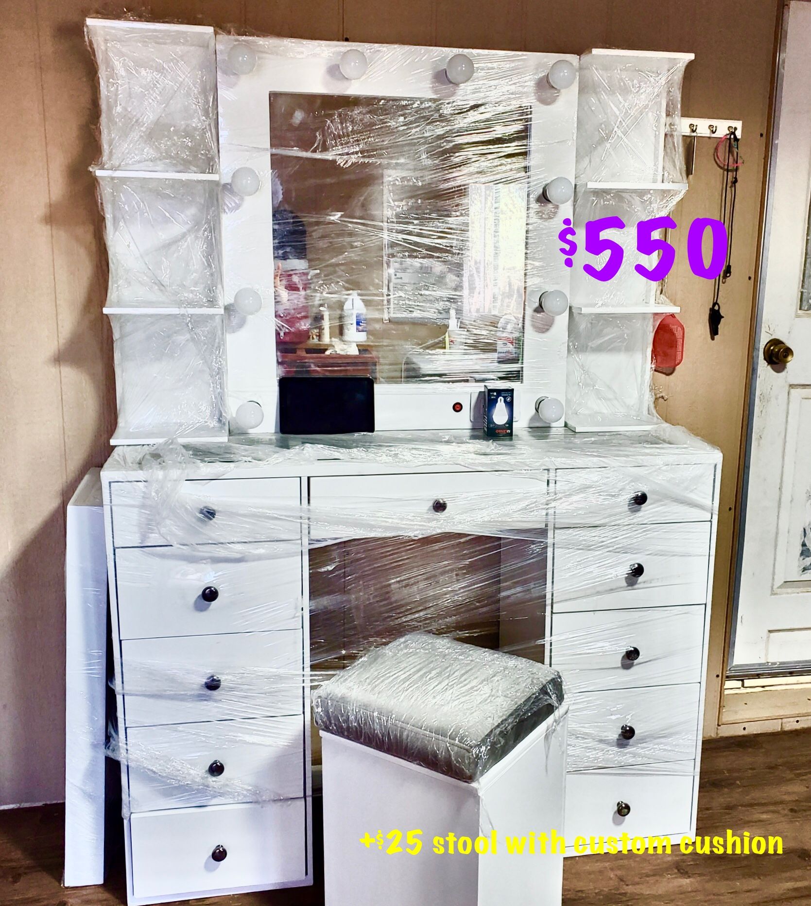 Vanity’s and mirrors!