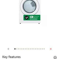 Lg Open Box New Drayer Electric 220vt 