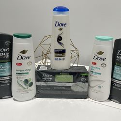 6 Piece Bundle Dove Men And Women Products…….