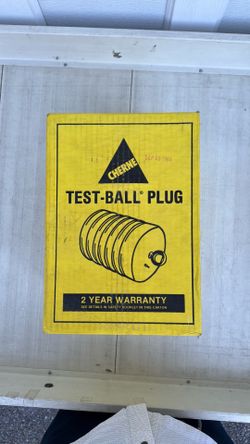 CHERNE - Test - Ball Plug 10”