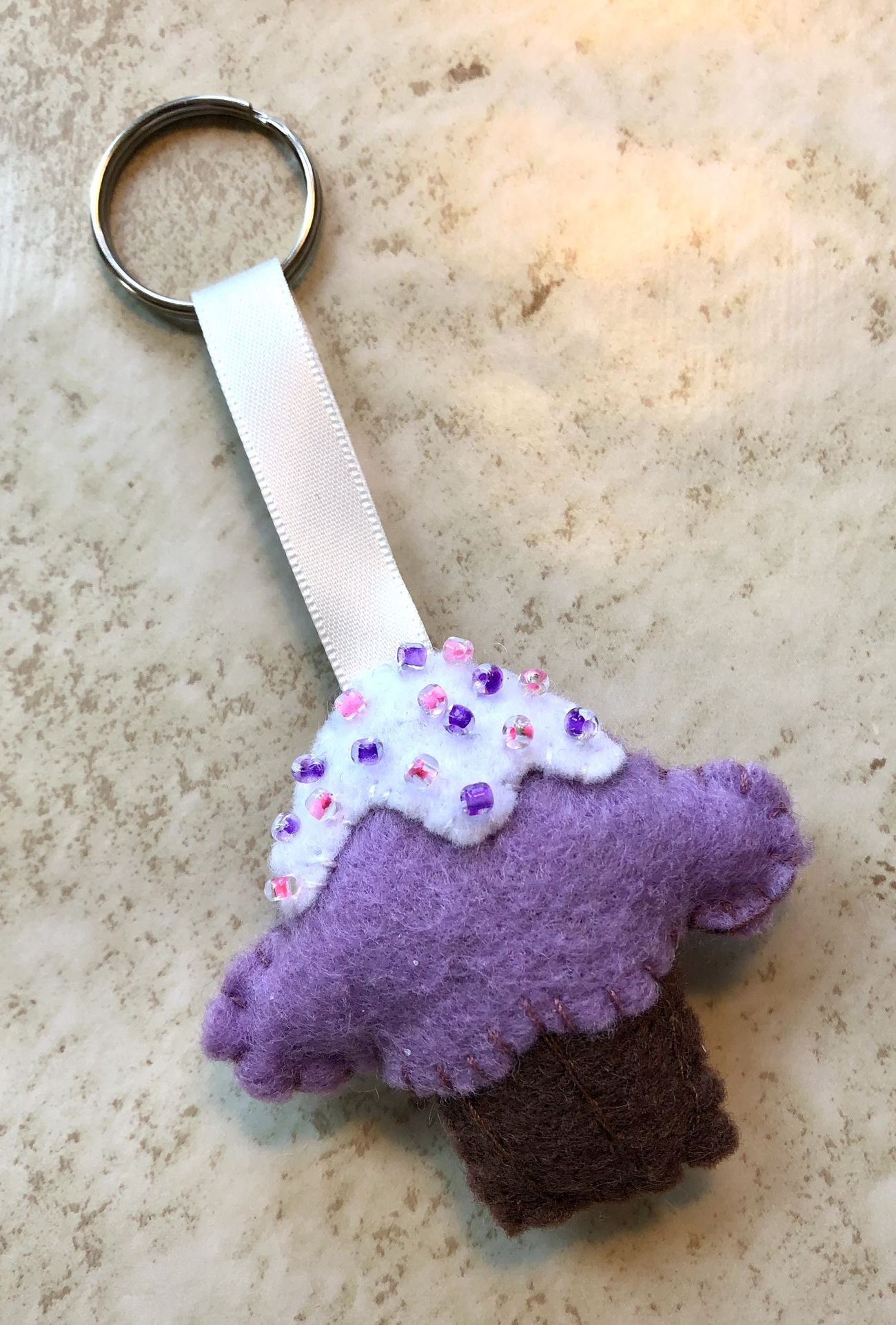 Cupcake Keychain
