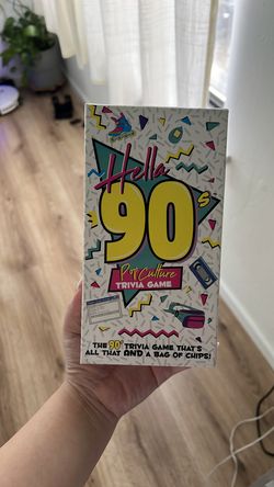 Hella 90’s pop culture trivia game