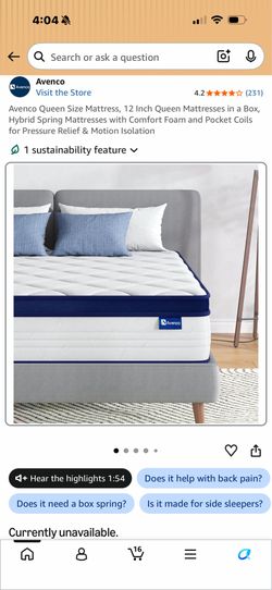 Queen Mattress for sale