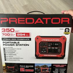 Predator 350 - Portable Power Station Generator $250 OBO