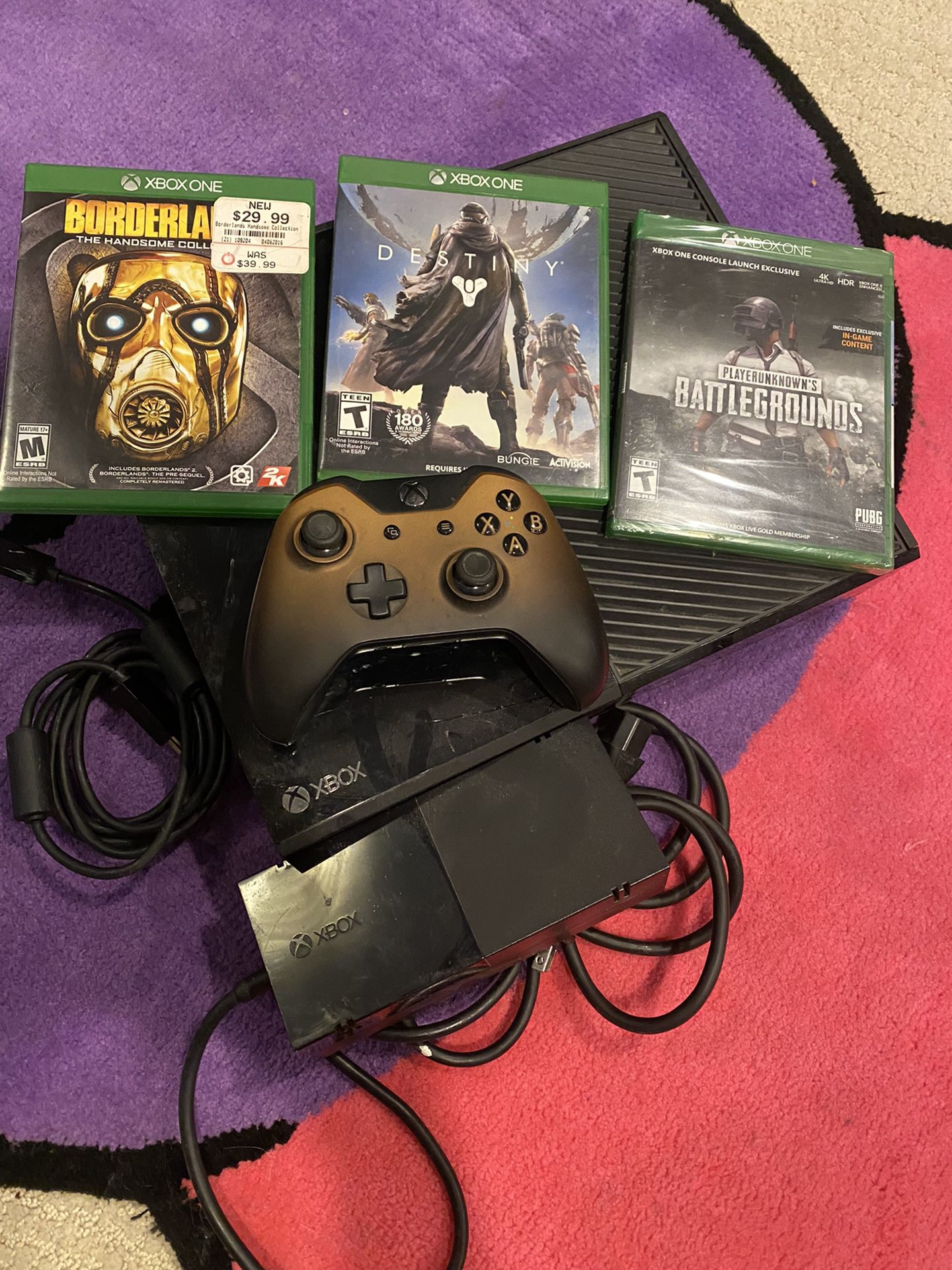 Xbox One With Games And Controller 