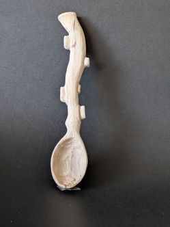 Hand carved honey wood spoons