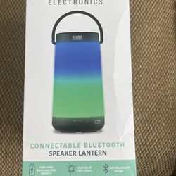 Bluetooth Speaker Lantern With Variety of LED Colors 