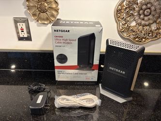 NETGEAR CM1000 Ultra-High Speed DOCSIS 3.1 Cable Modem with Box