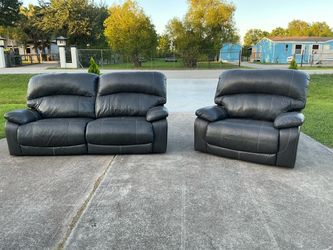 Electric recliner, gray sofa and chair