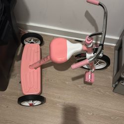 Pink tricycle 