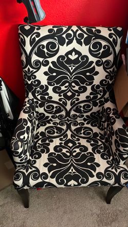 Cute black n white chairs Two