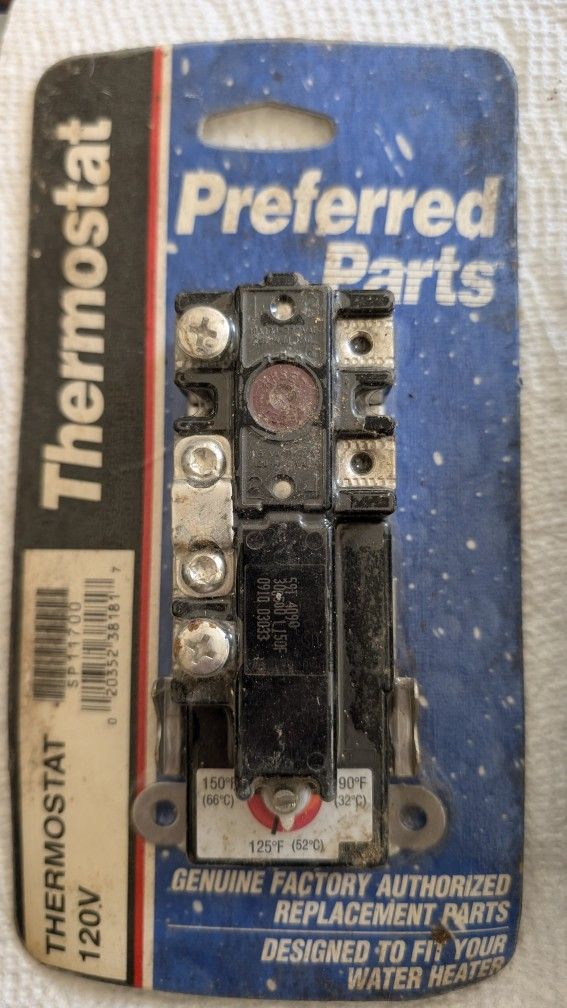 Rheem Electric Thermostat For Hot Water Tank Heater SP11700 Still Sealed. Meet East Or West