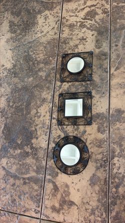 Set of 3 Decorative Wall Mirrors home interior