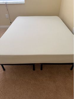 Full Size Foam Mattress w/Frame