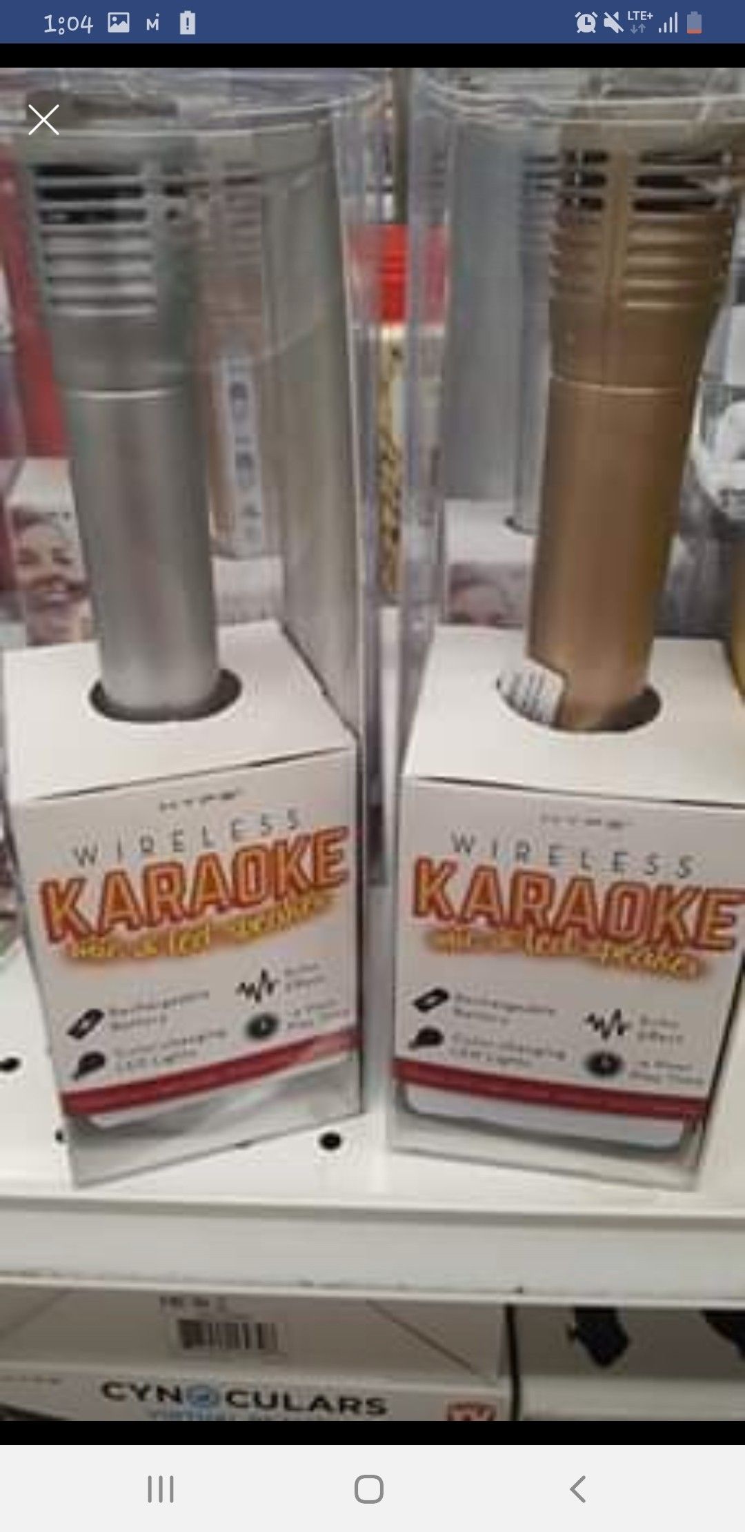 New karaoke microphone & speaker