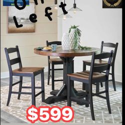 Round Counter Height Table Available Today 