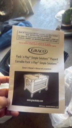 Graco pack and play simple solution
