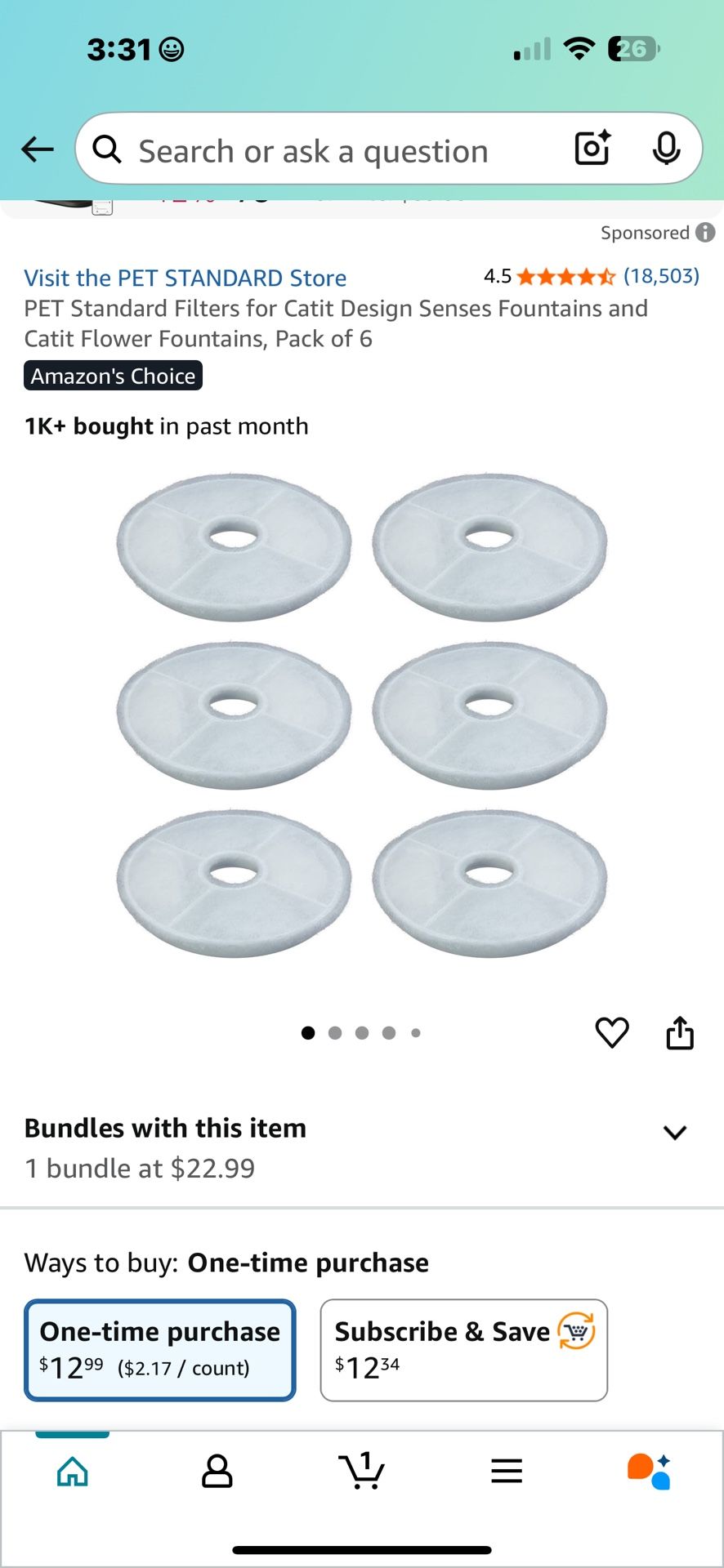 Cat Fountain Filters New