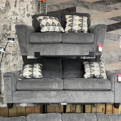 Sale || Same Day Delivery Sofa Love Seat Set, 2 Color Options Sku#1083905