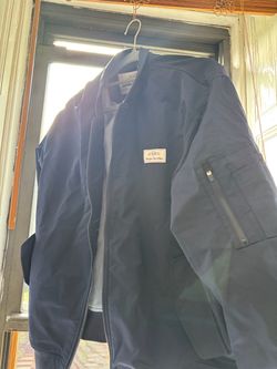 Sergio Tacchini Navy Blue Zip-Up Jacket