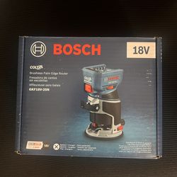 Bosch 1/4-in 4 -Amp 1.39 -HP Variable Speed Brushless Fixed Cordless Router