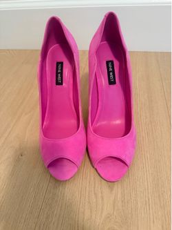 Nine West Pink High Heels Size 7