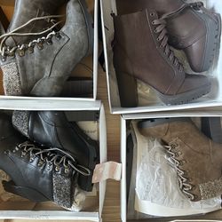 Women’s boots 4 pair