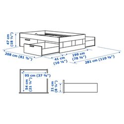 Bed with storage