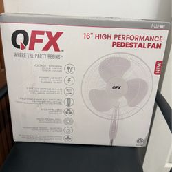 QFX 16” High Performance Pedestal Fan – NEW – $25