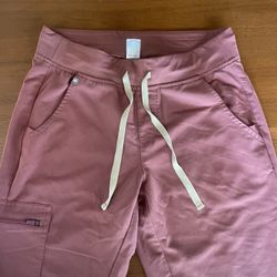 Figs Small Tall Pink Zamora Joggers