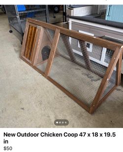 New Outdoor Chicken Coop