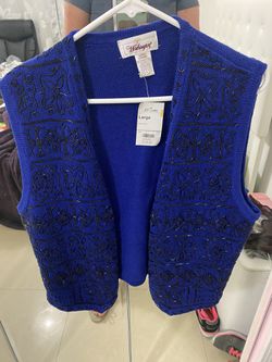JC penny Blue sweater vest