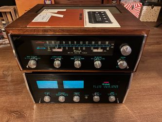 Vintage McIntosh MC 2105 Amp and McIntosh MR 74 Tuner