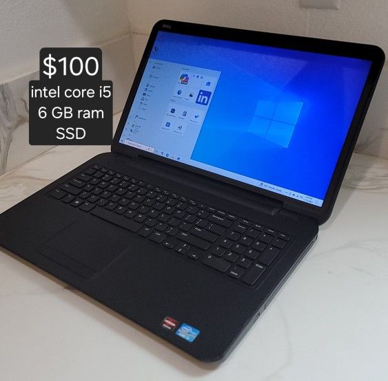 Dell inspiron laptop. Intel core i5. DELIVERY AVAILABLE. SE HABLA ESPAÑOL. 