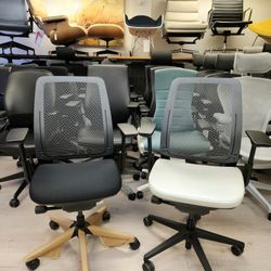 40% TO 50% OFF RETAIL!š„STEELCASE CHAIRS - LEAP V2 - GESTURE - AMIA - THINK V2 - SIENTO - SERIES 2 FABRIC/LEATHER OPTIONS PICK-UP- DELIVERY - SHIP