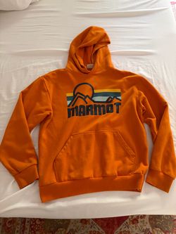Marmot sweatshirt, orange, size S