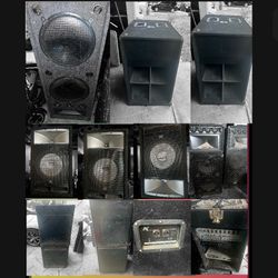 DJ COMPLETO EN VENTA SON 6 BAJOS Y 6 BOCINAS 3 DOBLES 2 amplificadores equalizadores 