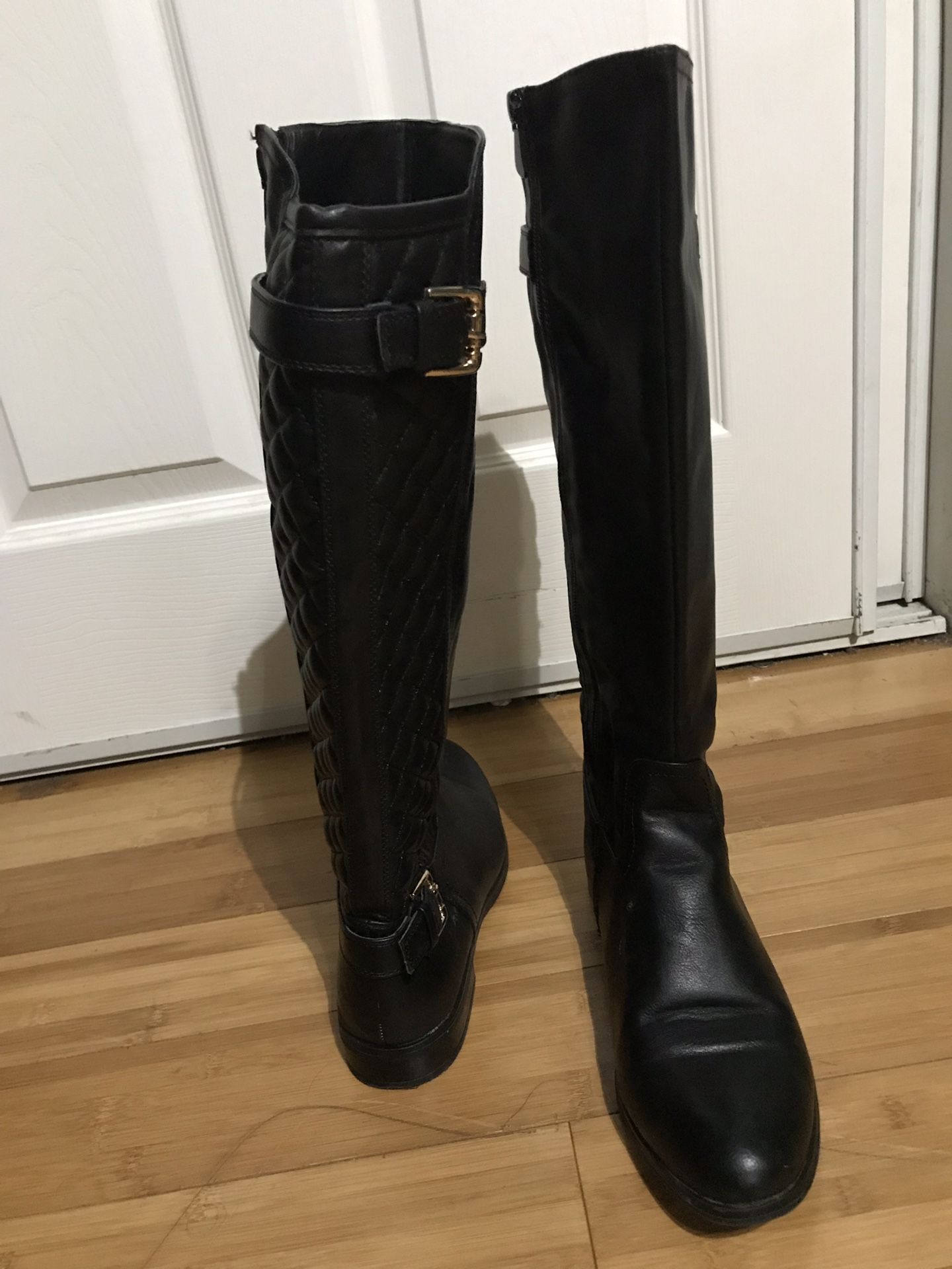 Black Leather Boots