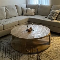 Solid Pine Wood Coffee Table
