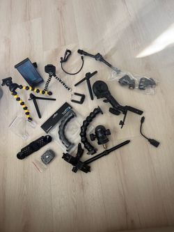 Camera & GoPro Accessories Bundle – Tripods, Mounts & Holders