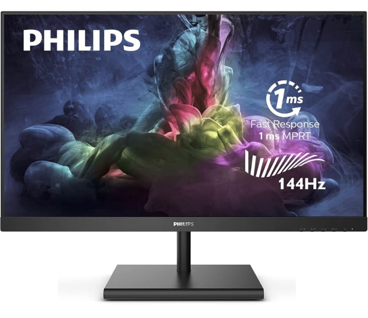 PHILIPS 242E1GSJ 24" Gaming Monitor, 1920x1080 Full HD VA, 1ms, 144Hz, FreeSync Premium, VESA, 4Yr Advance Replacement
