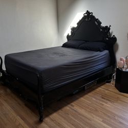 English Goth Queen Bed frame 