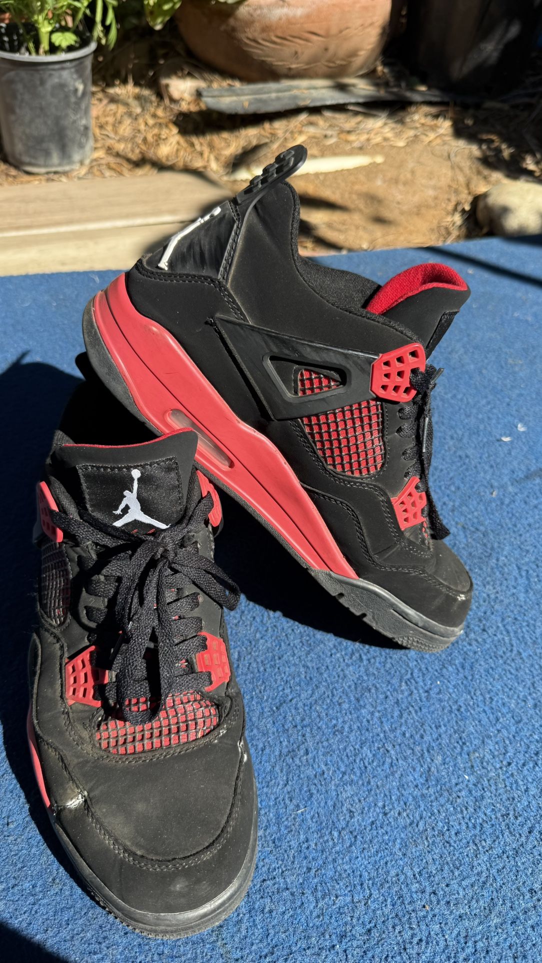 Nike Air Jordan 4 Retro Red Thunder Men's Size 10