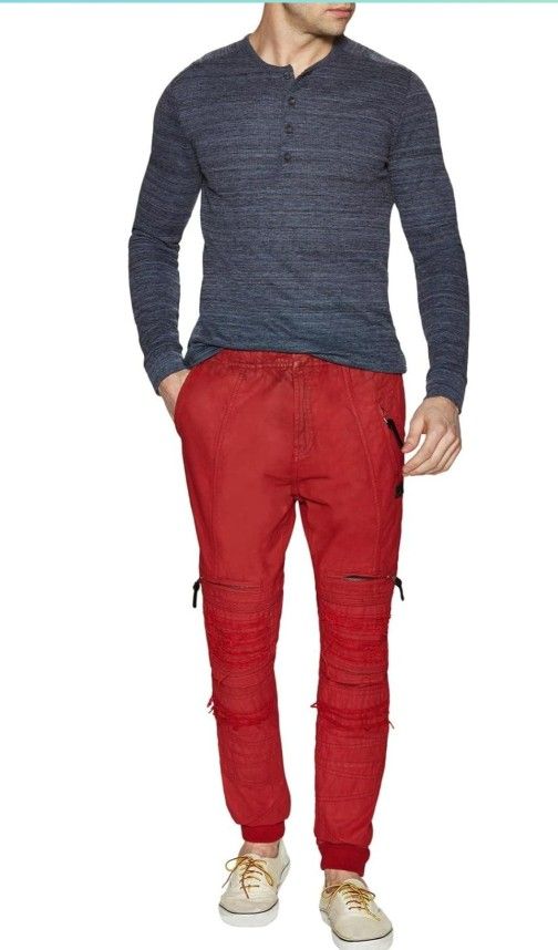PRPS Goods & Co. Gen Jogger Pants, Red