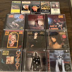 Ozzy Osborne Black Sabbath Cds And Tapes Excellent Condition 