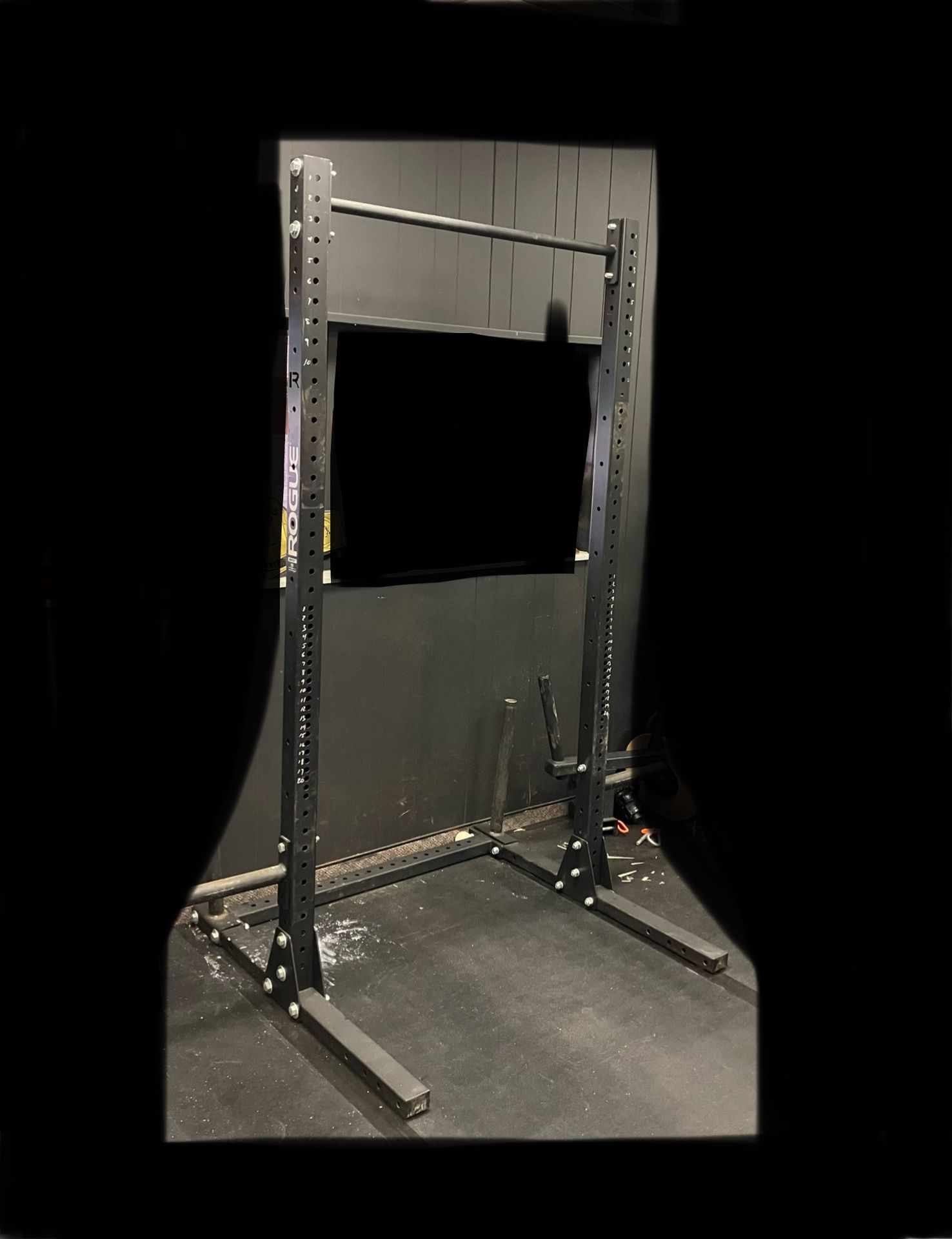 Rogue SML-2 90” Monster Lite Weight Squat Stand for Olympic 2” weights fitness brand sml2 + Pull-up Bar Made in the USA