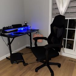 Gaming Desktop Computer Desk And Chair 