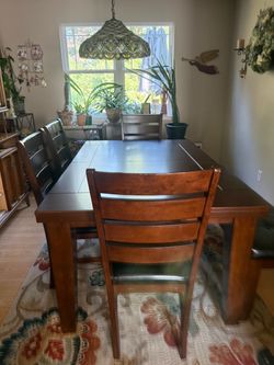 Mahogany color Dining set