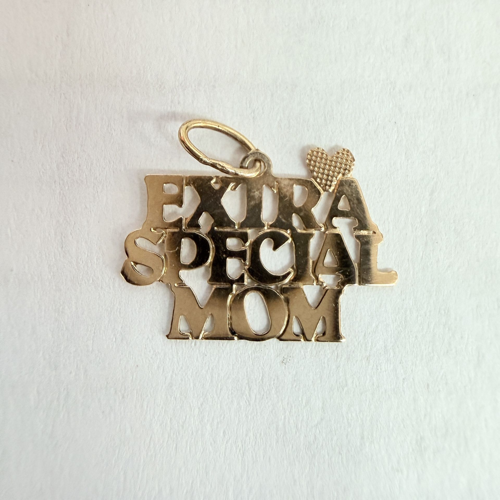 14K Gold “Extra Special Mom” Charm