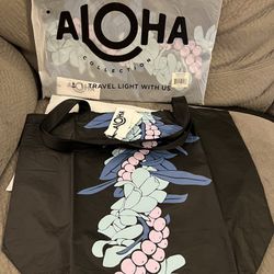 Brand New Aloha Collection Reversible Tote - Mokihana Huckleberry/Black - $45 each - PICKUP IN AIEA - I DON’T DELIVER 